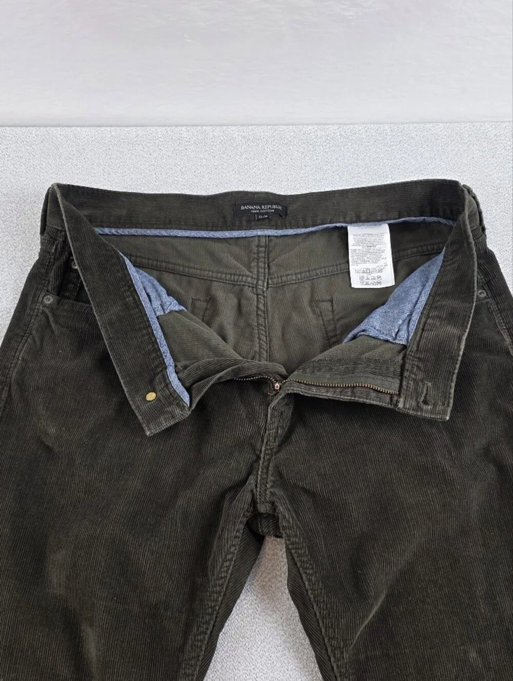 Banana Republic Pima Cotton Corduroy Jeans Brown Men's 33X34